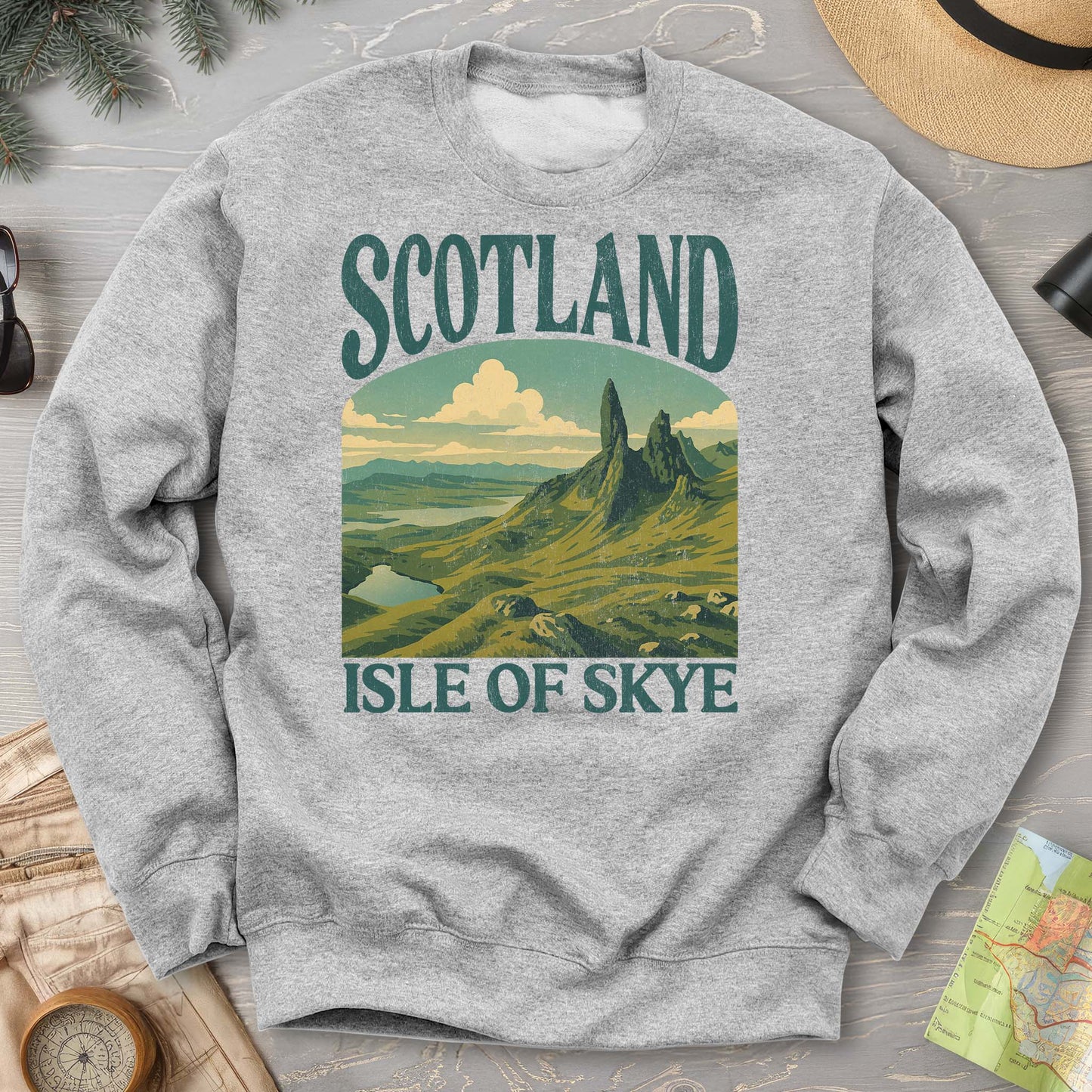 Scotland Isle of Skye "Big & Bold" Sweatshirt