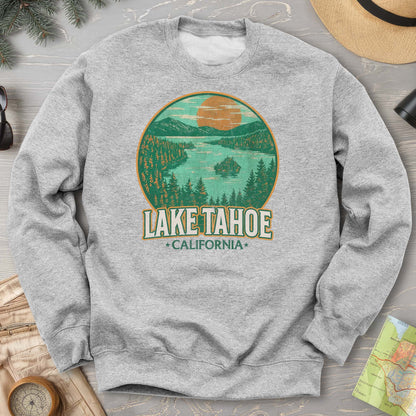 Lake Tahoe Retro Emerald Bay Sweatshirt