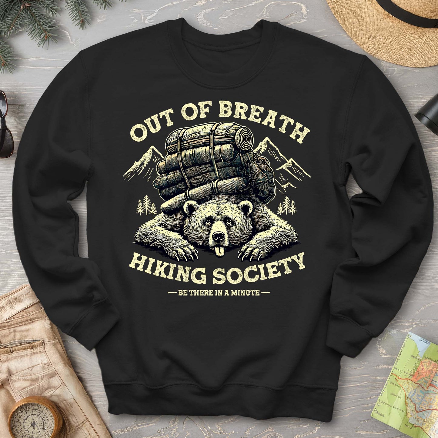 Out of Breath Hiking Society Sweatshirt