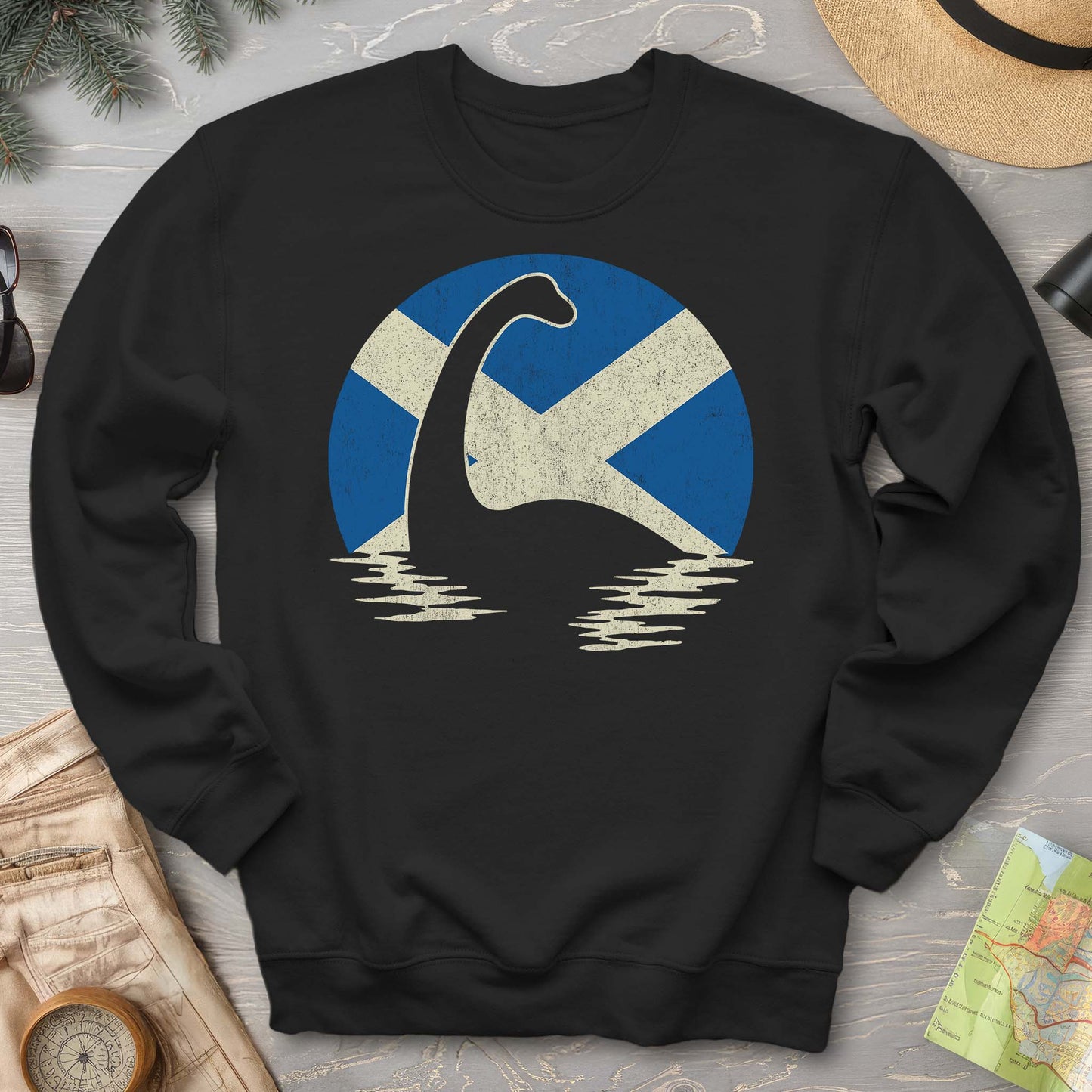 Scotland Loch Ness Flag Sweatshirt