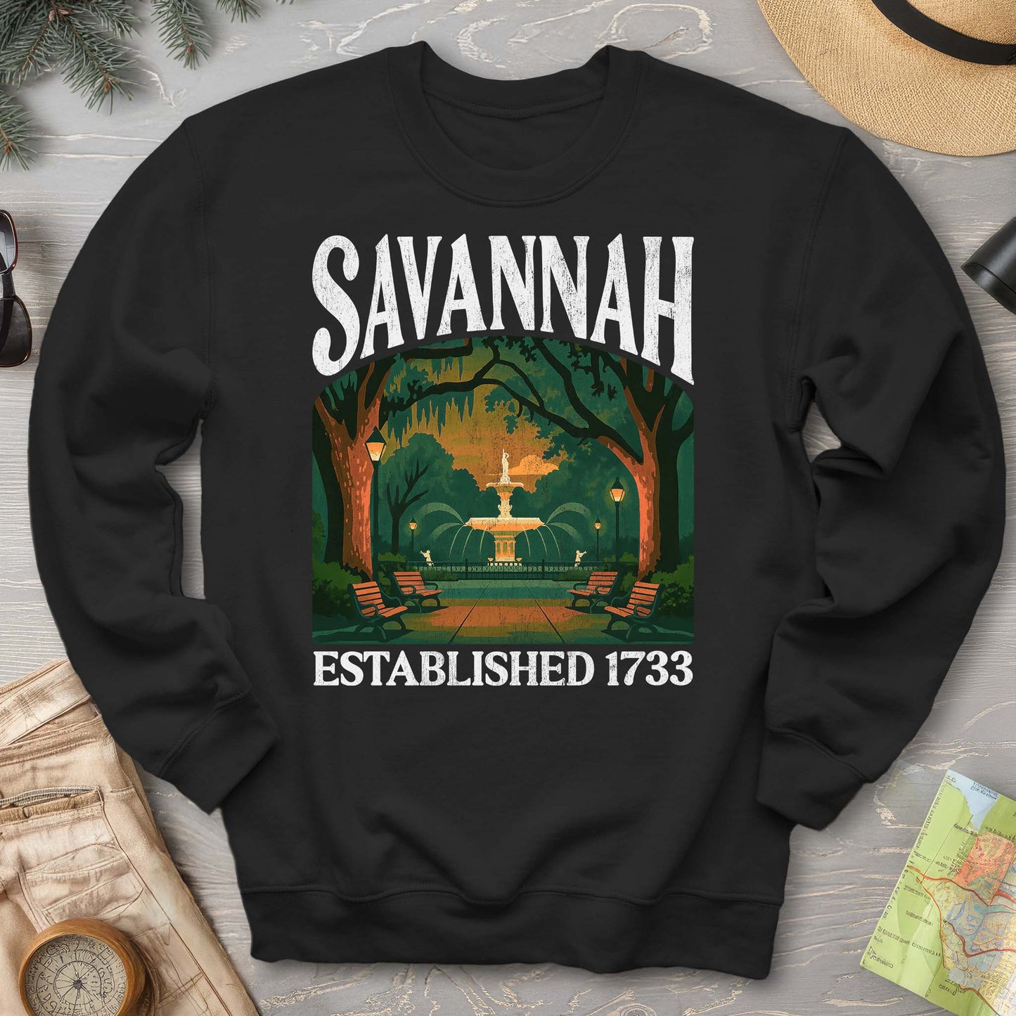 Savannah Georgia "Big and Bold" Sweatshirt