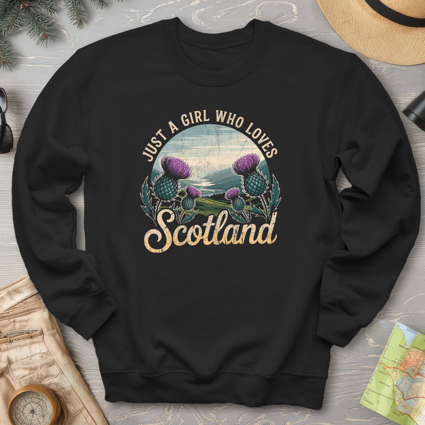 Just a Girl Who Loves Scotland Sweatshirt