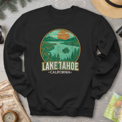 Lake Tahoe Retro Emerald Bay Sweatshirt