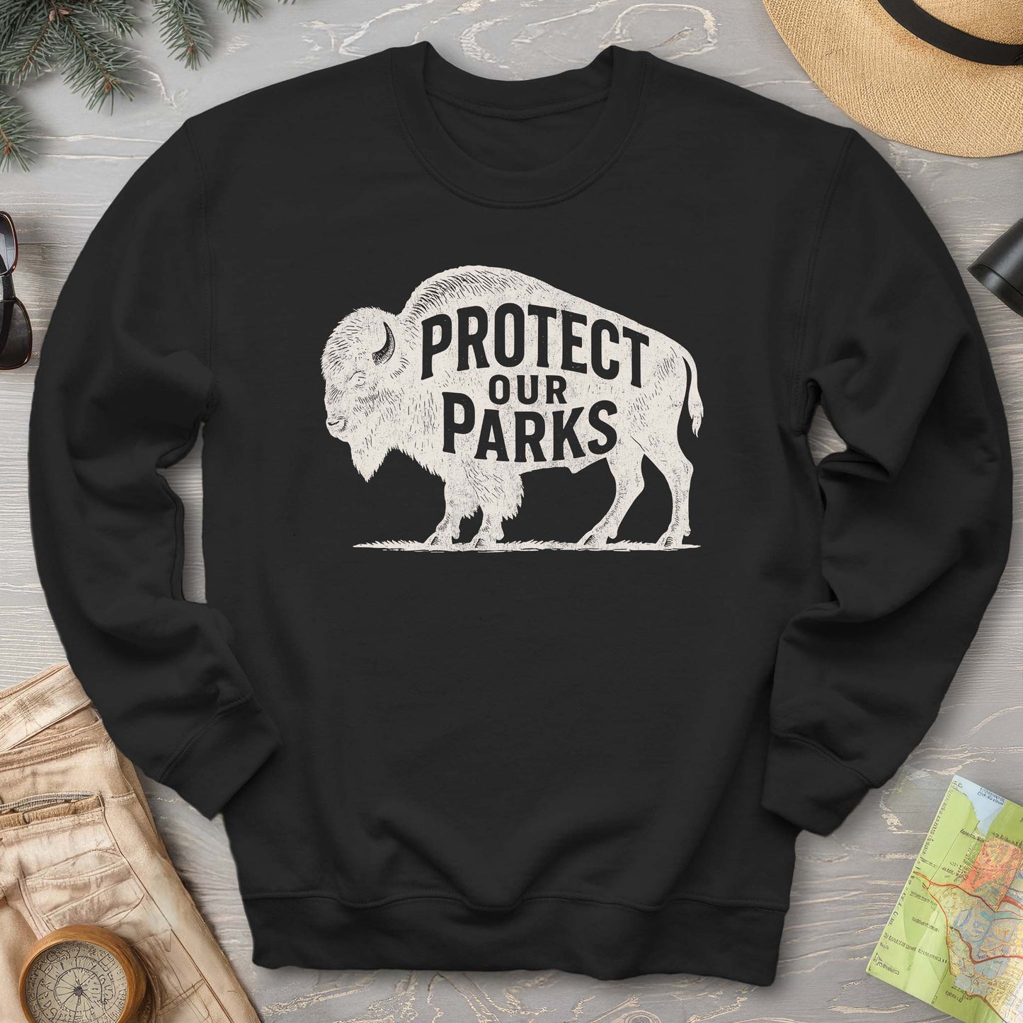 Protect Our Parks "Vintage Buffalo" Sweatshirt
