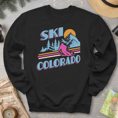 Ski Colorado Retro 80's Sweatshirt