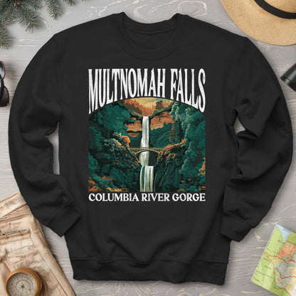 Multnomah Falls Oregon "Big and Bold" Sweatshirt