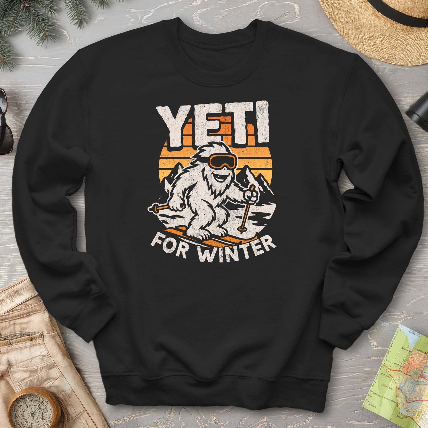 Yeti For Winter Sweatshirt