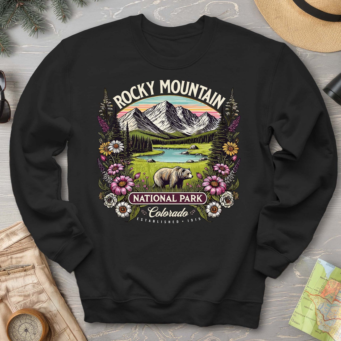 Rocky Mountain National Park "Wildflower" Sweatshirt