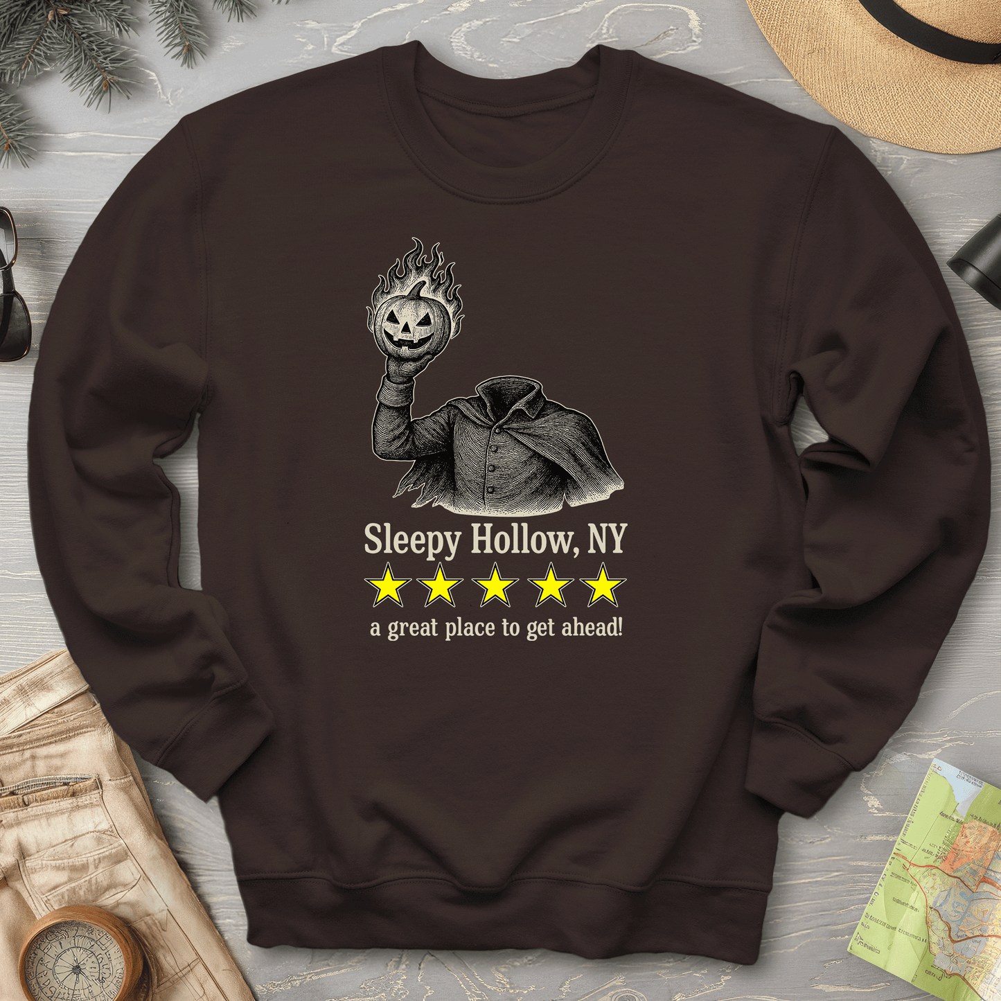 Sleepy Hollow NY "5 Star Review" Sweatshirt