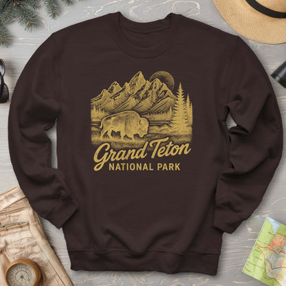 Grand Teton "Vintage Sketch" Sweatshirt