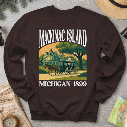 Mackinac Island Michigan "Big and Bold" Sweatshirt