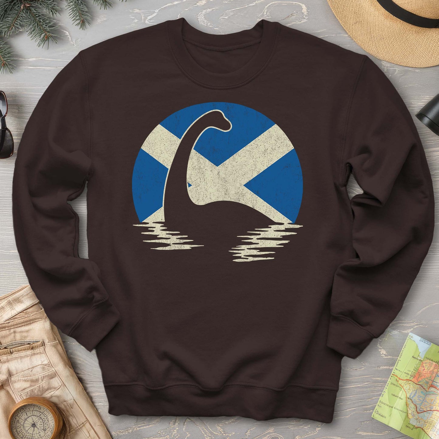 Scotland Loch Ness Flag Sweatshirt