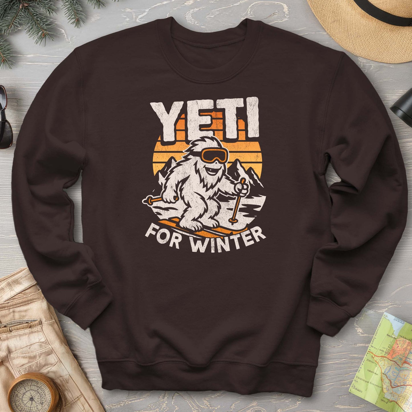 Yeti For Winter Sweatshirt