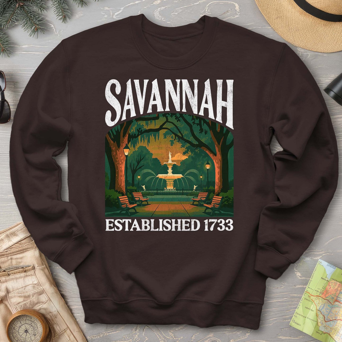 Savannah Georgia "Big and Bold" Sweatshirt