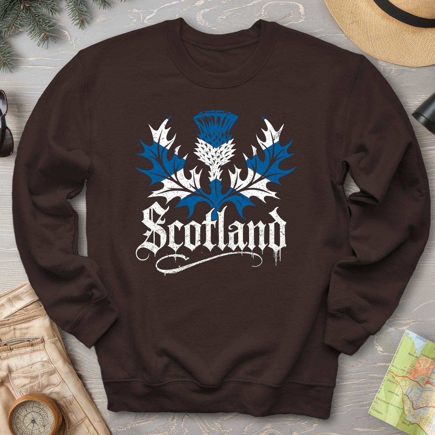 Scotland Gothic Thistle Sweatshirt
