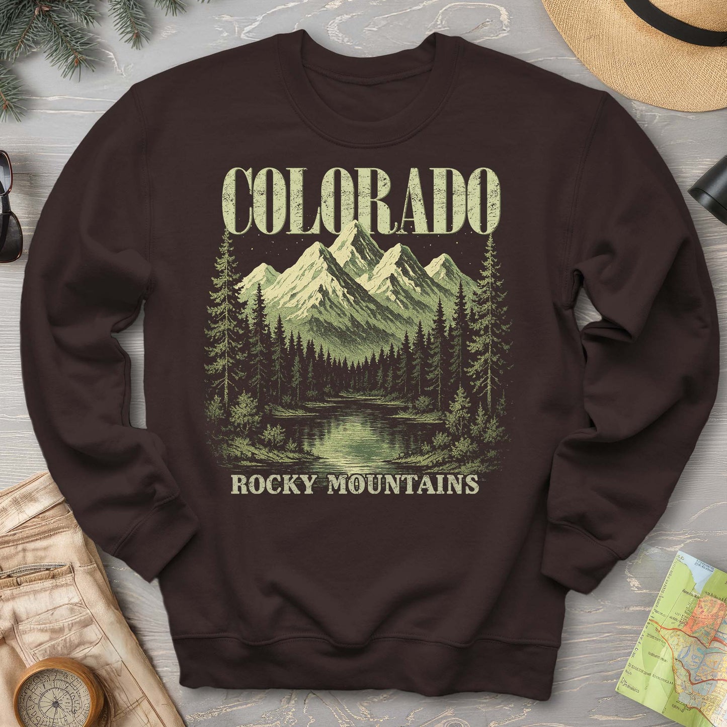 Colorado Rocky Mountains "Halftones" Sweatshirt