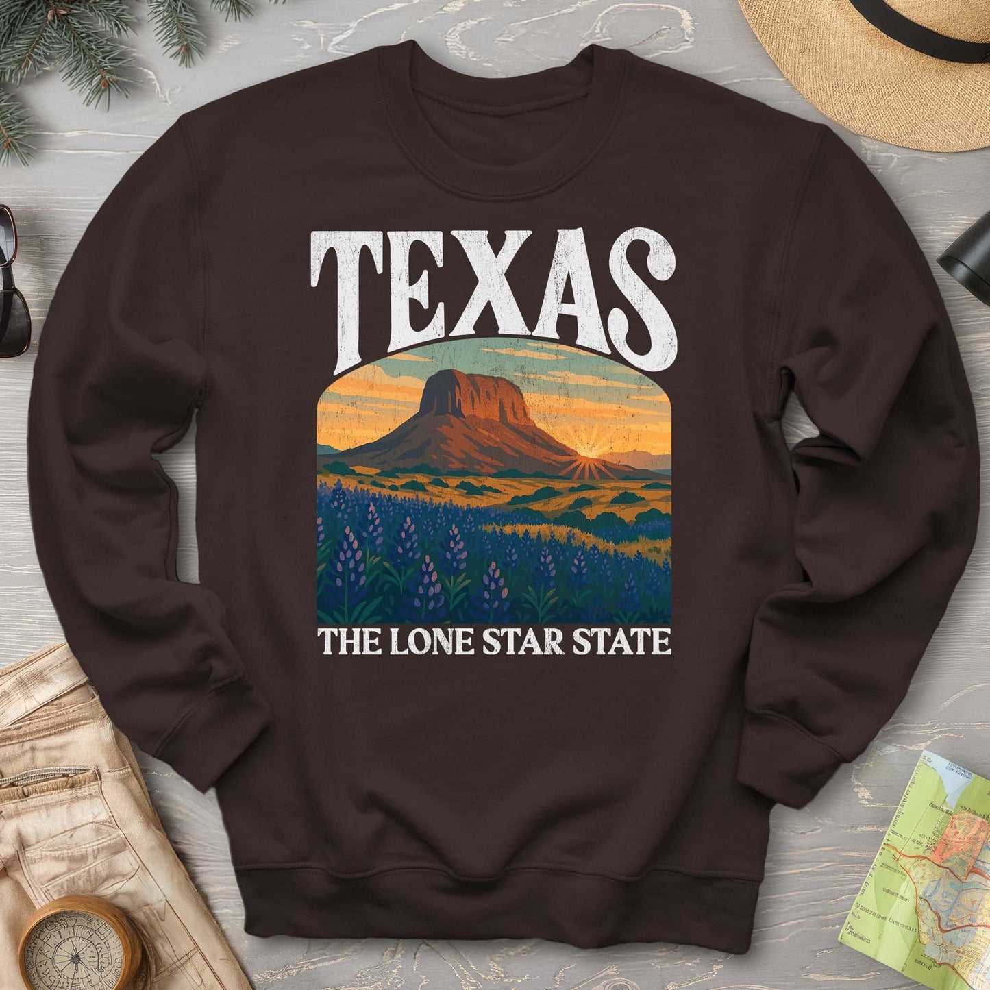 Texas Lone Star State "Big and Bold" Sweatshirt