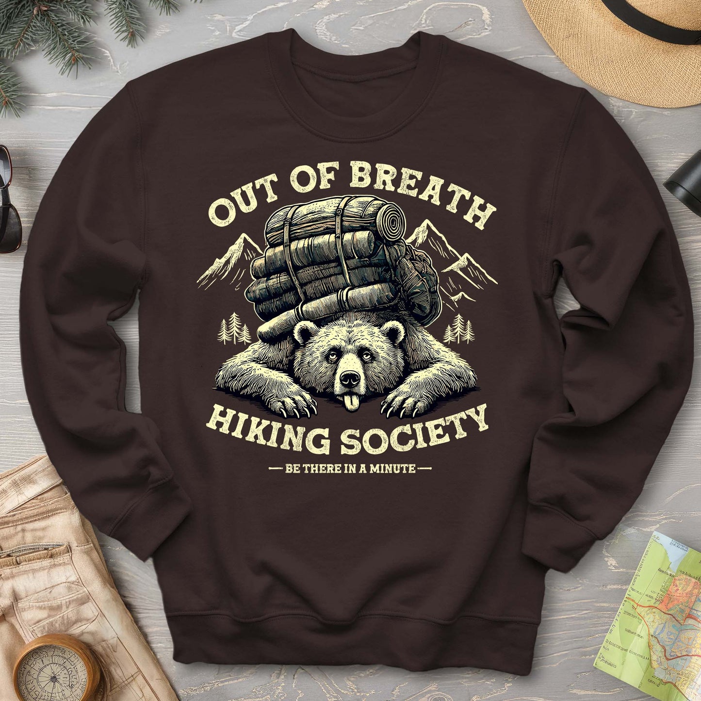 Out of Breath Hiking Society Sweatshirt