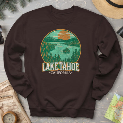 Lake Tahoe Retro Emerald Bay Sweatshirt