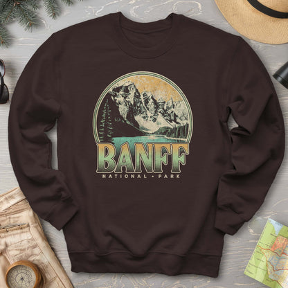 Banff National Park Groovy Screenprint Sweatshirt
