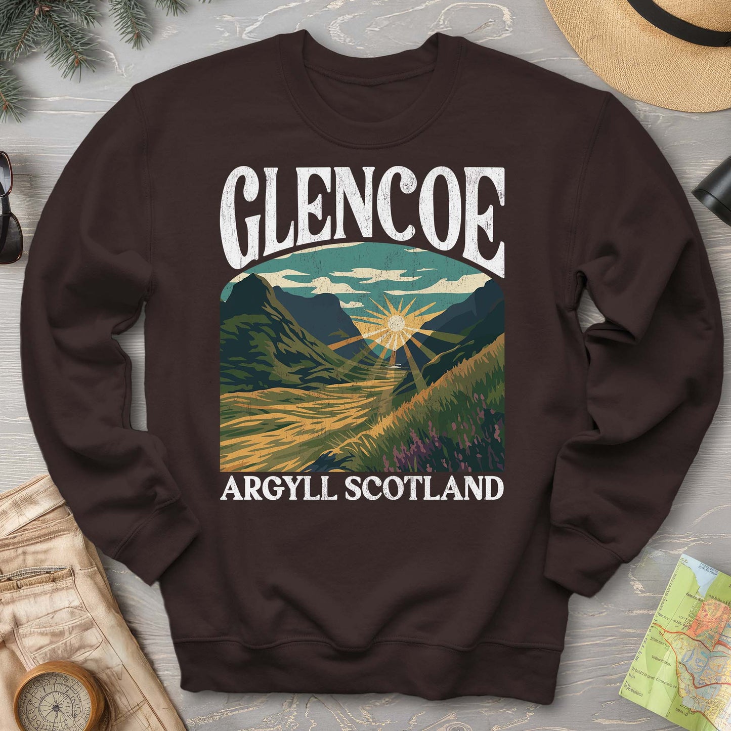 Glencoe Scotland "Big & Bold" Sweatshirt