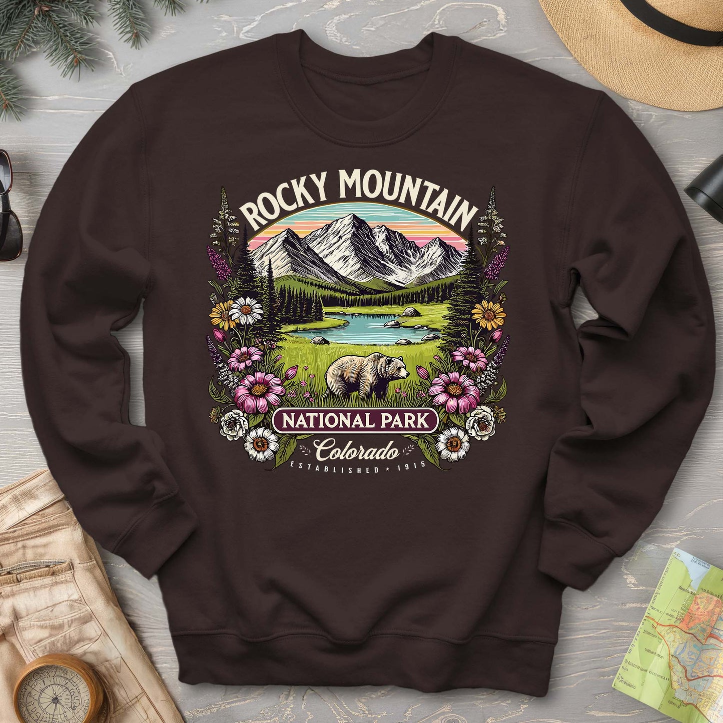 Rocky Mountain National Park "Wildflower" Sweatshirt
