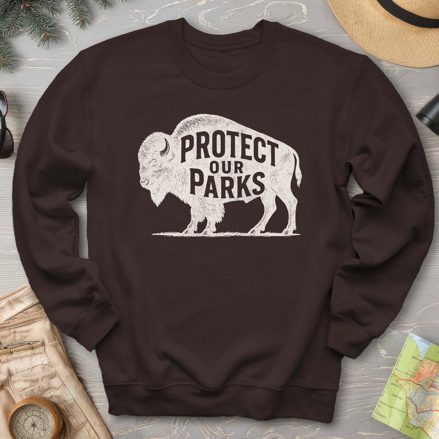 Protect Our Parks "Vintage Buffalo" Sweatshirt