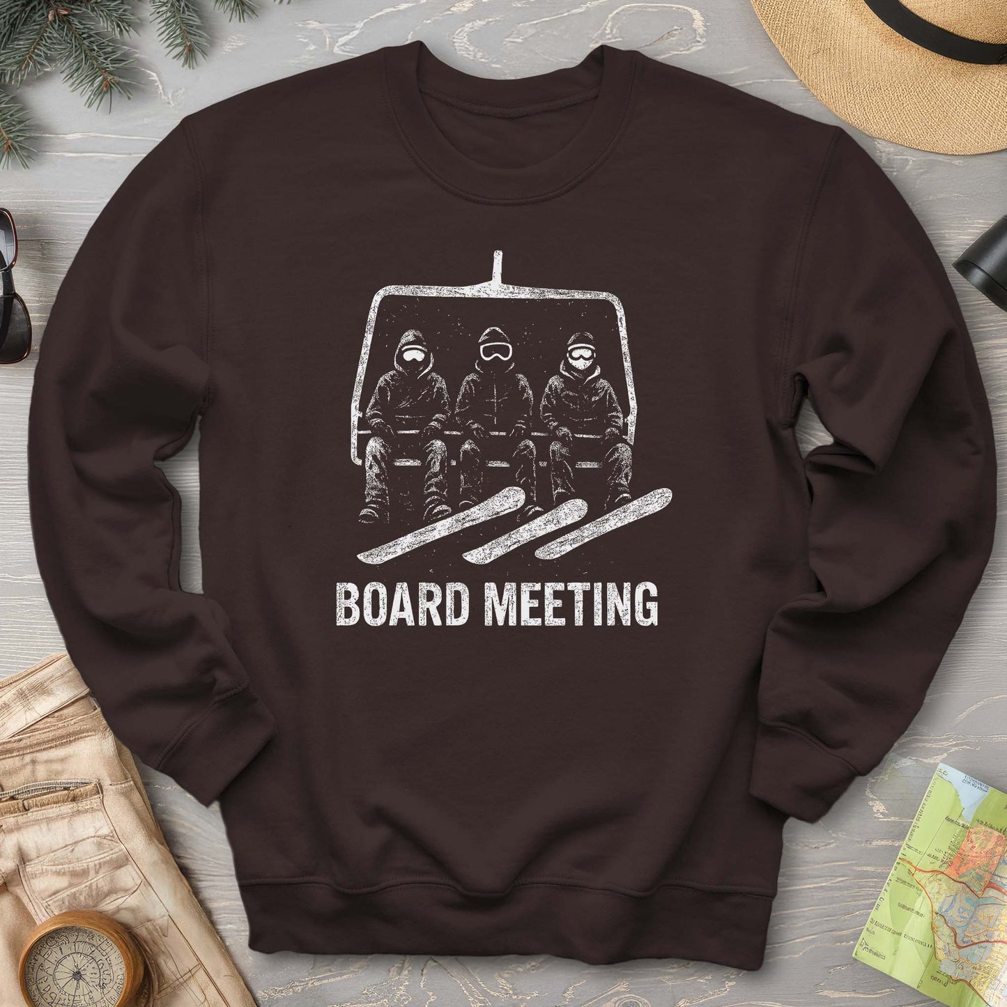 Snowboard "Board Meeting" Sweatshirt