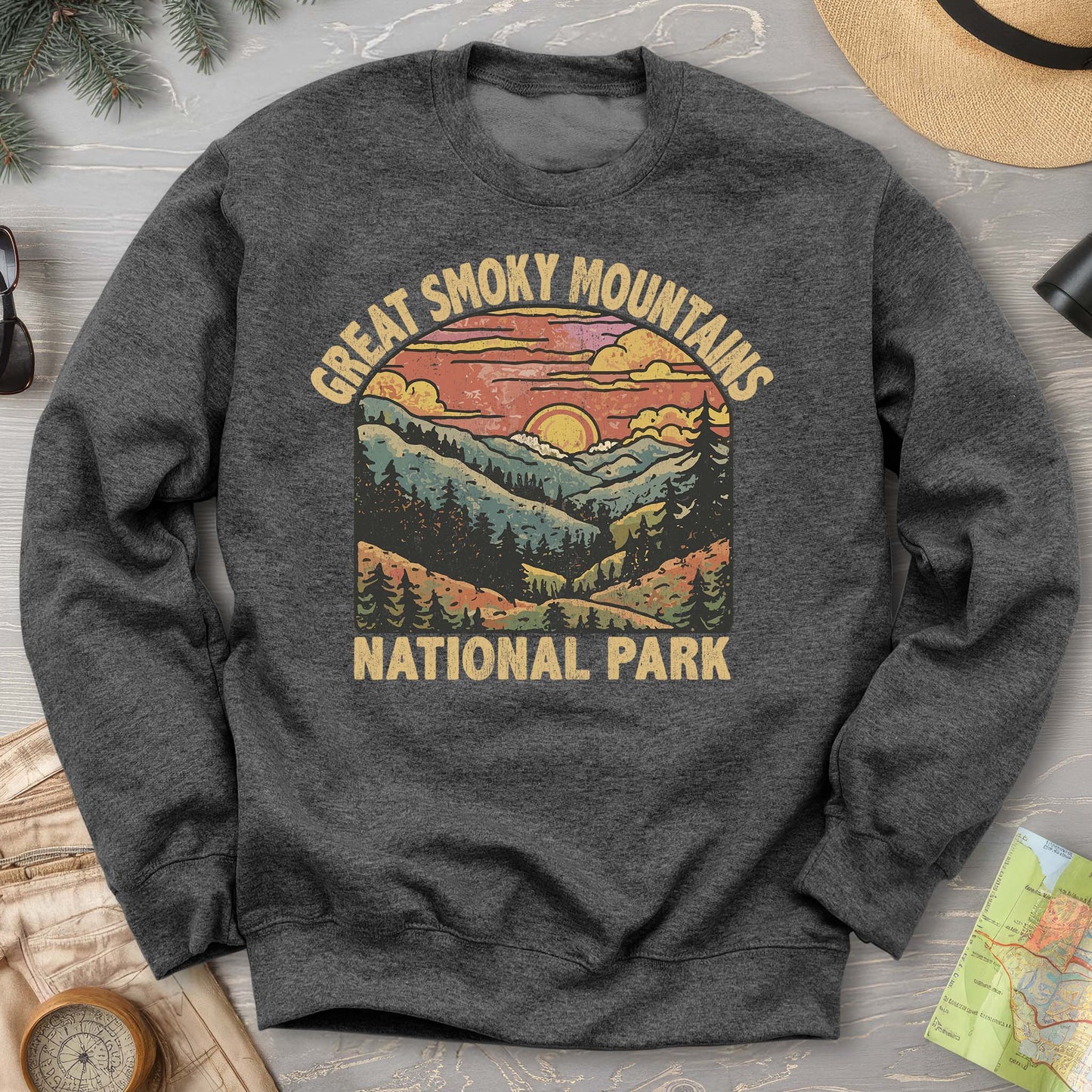Great Smoky Mountains National Park Sunset Sweatshirt