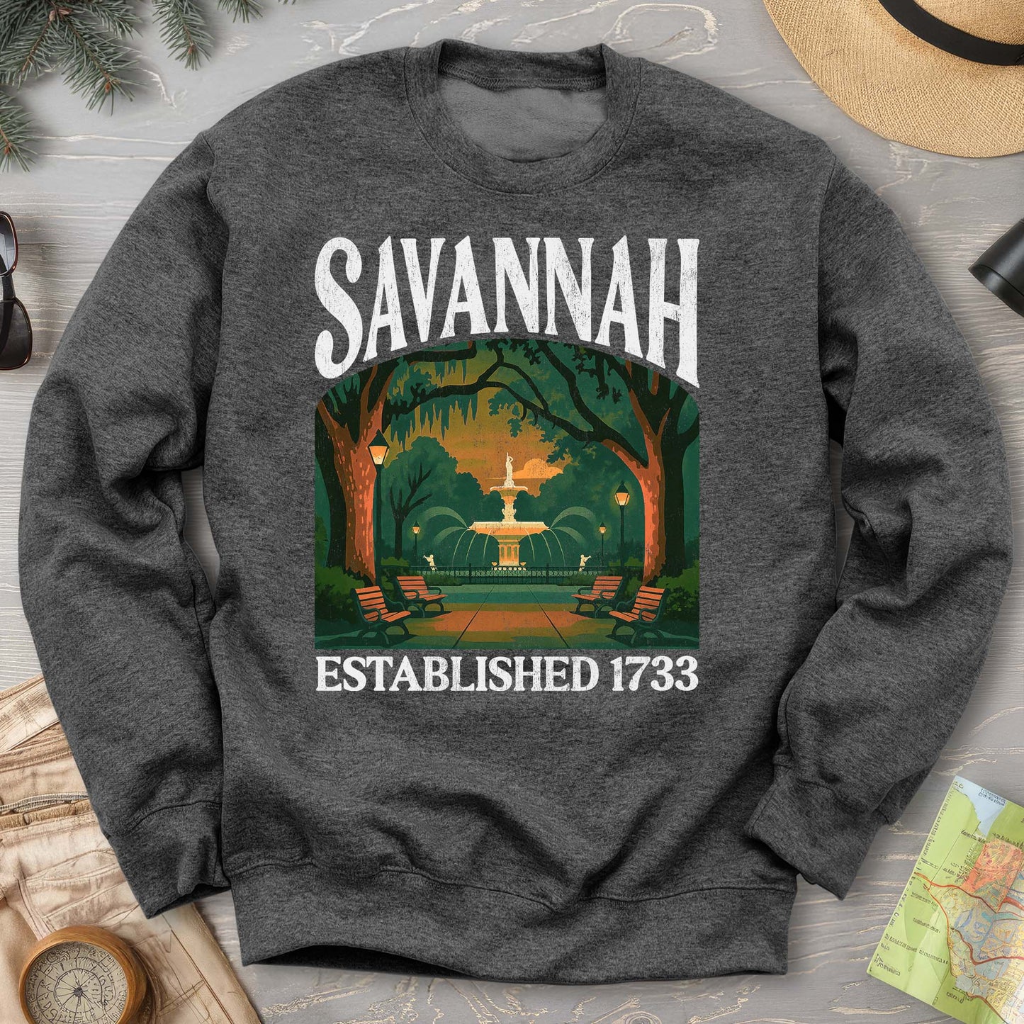 Savannah Georgia "Big and Bold" Sweatshirt