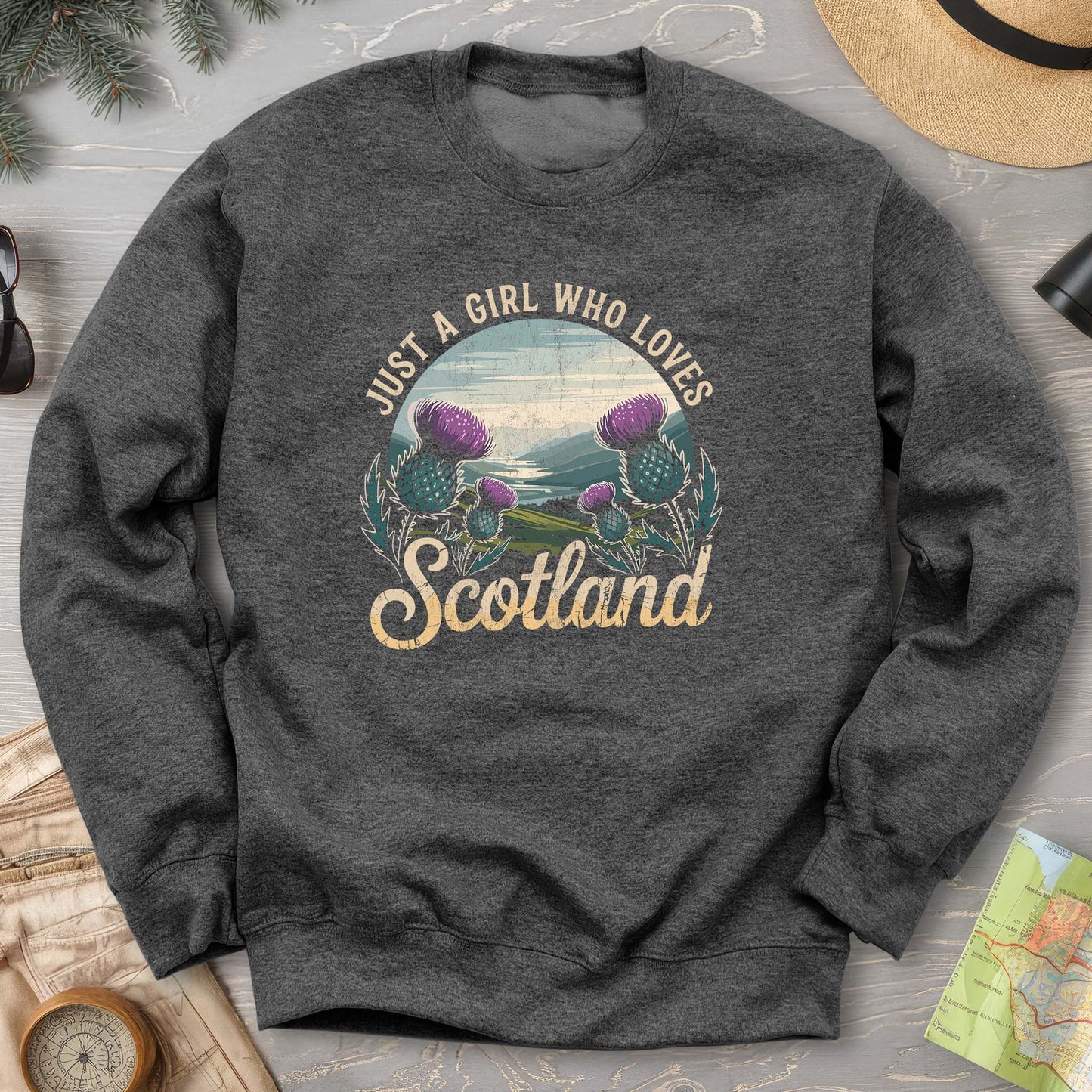 Just a Girl Who Loves Scotland Sweatshirt
