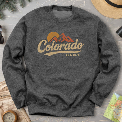 Colorado Vintage Logo Textured Sweatshirt