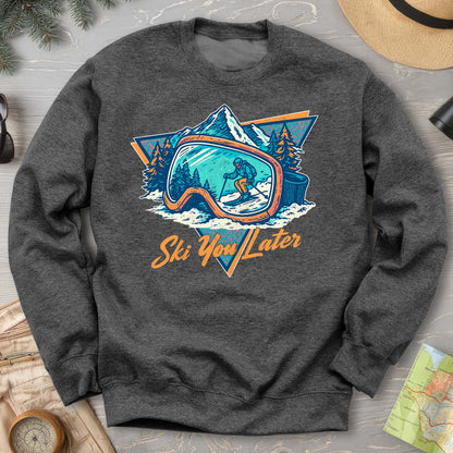 Ski You Later Retro 1980's Sweatshirt
