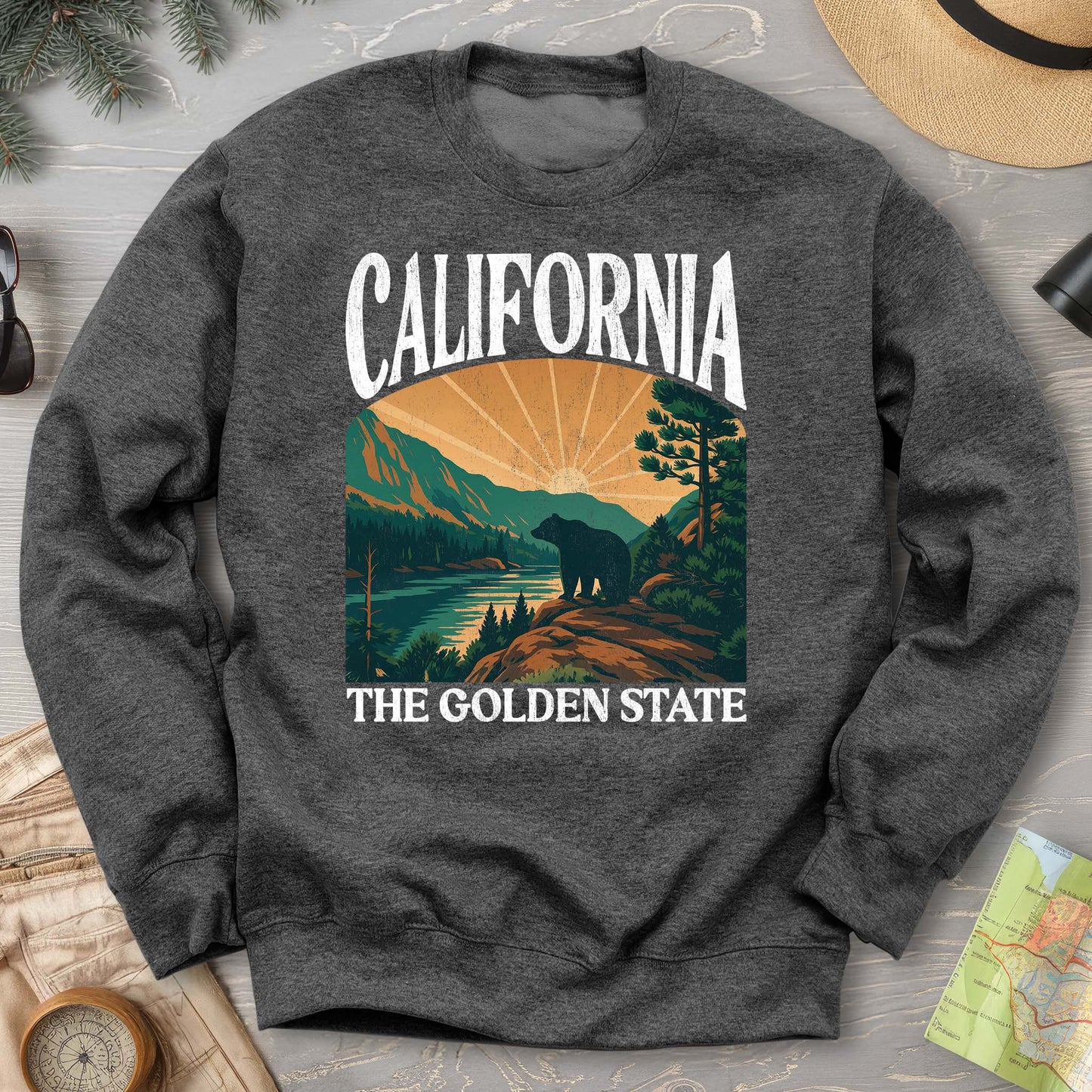 California Golden State "Big and Bold" Sweatshirt