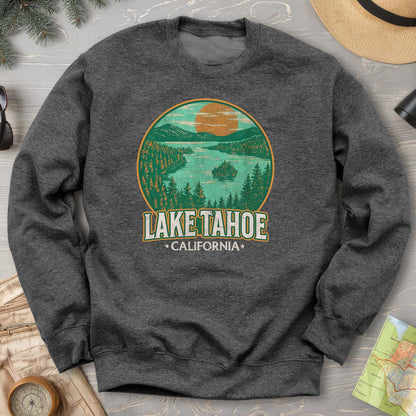 Lake Tahoe Retro Emerald Bay Sweatshirt