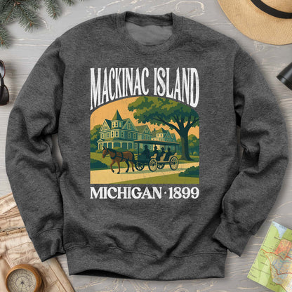 Mackinac Island Michigan "Big and Bold" Sweatshirt