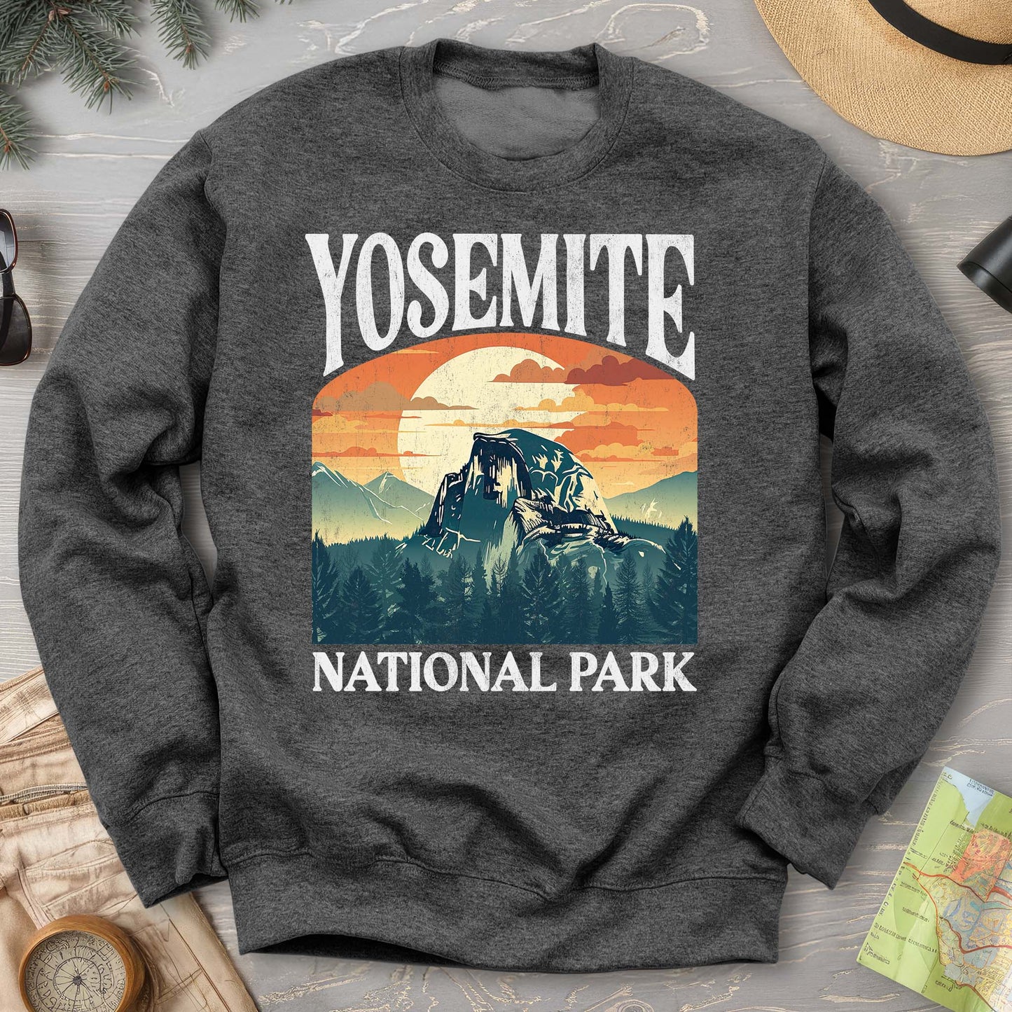 Yosemite National Park "Big and Bold" Sweatshirt