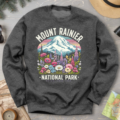 Mount Rainier National Park "Wildflowers" Sweatshirt