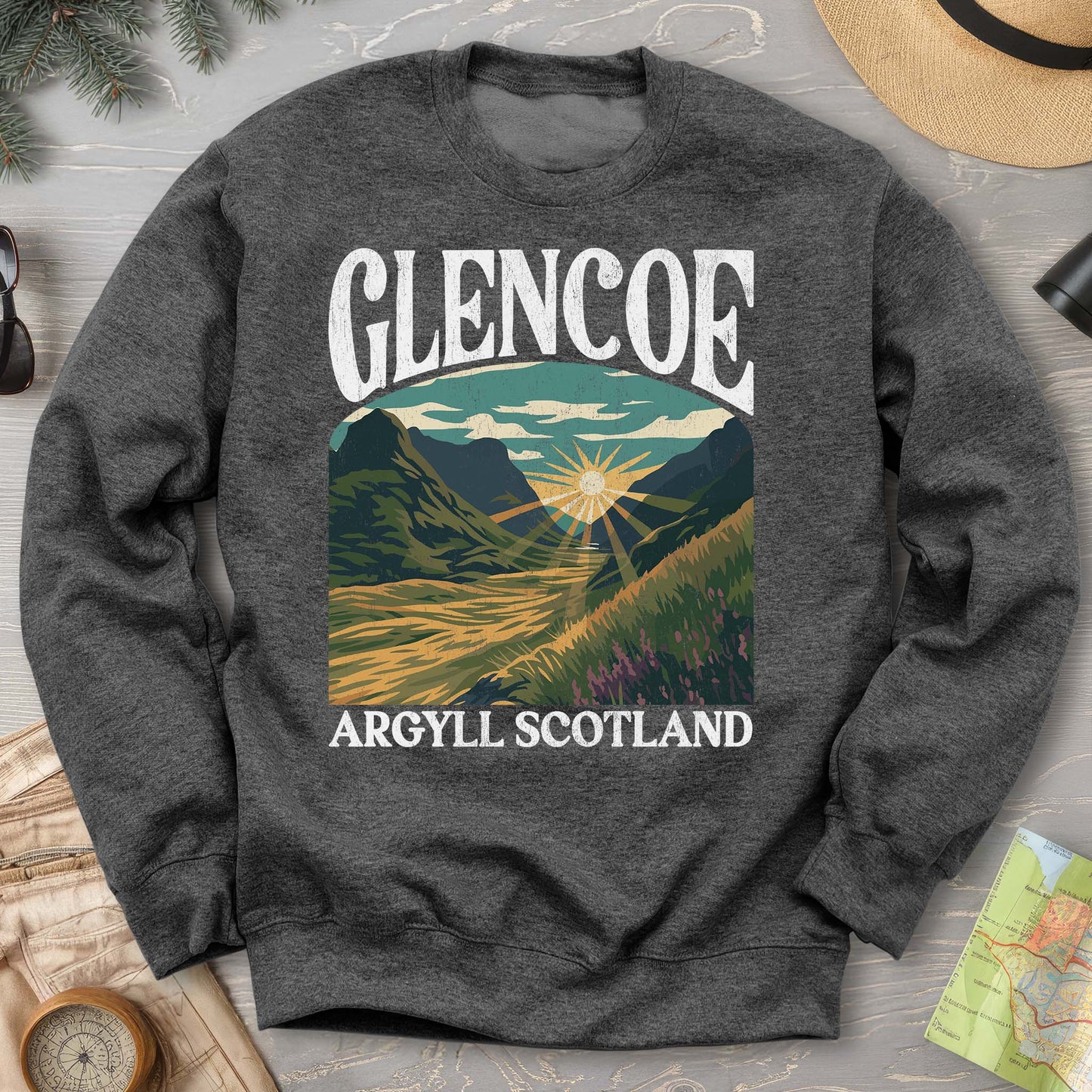 Glencoe Scotland "Big & Bold" Sweatshirt