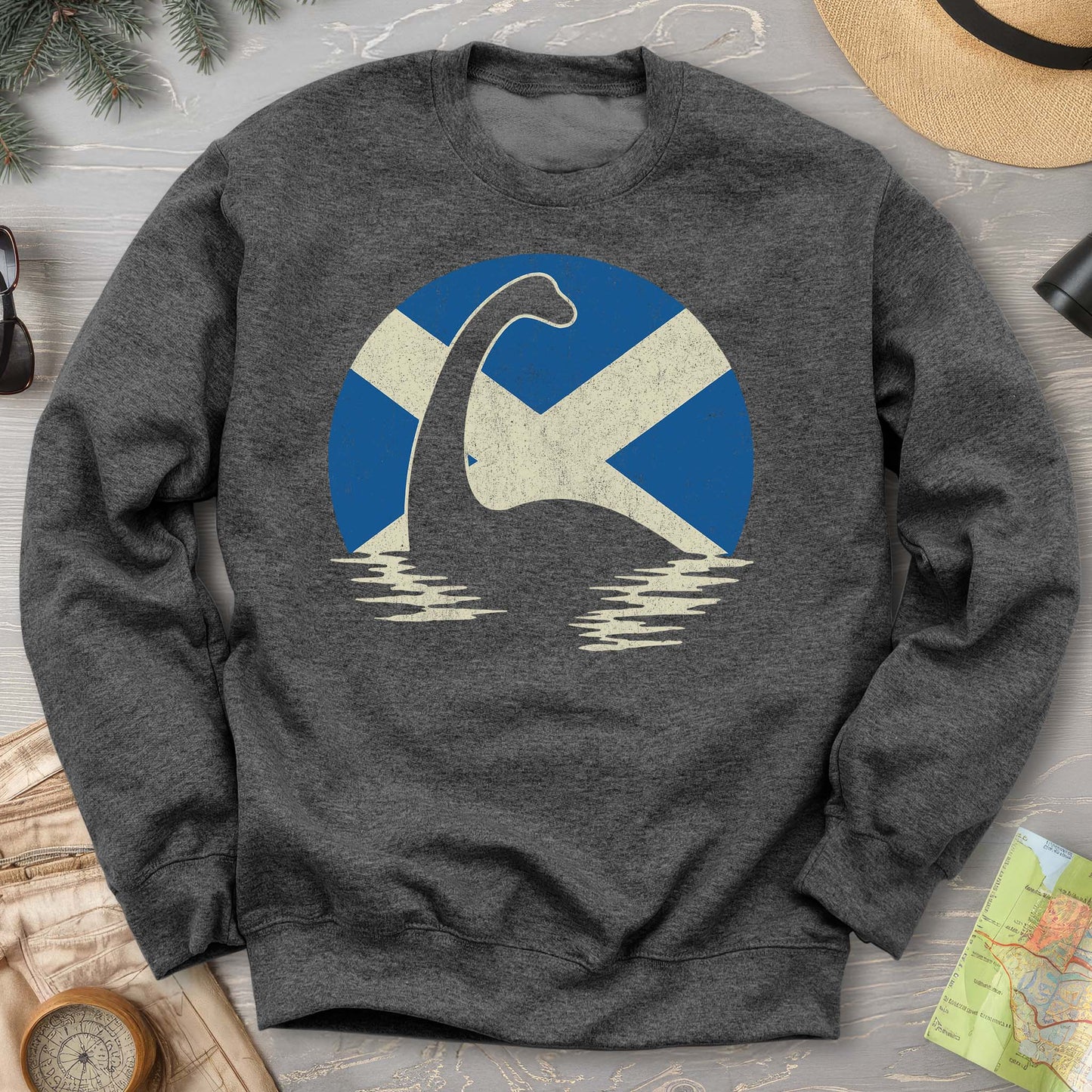 Scotland Loch Ness Flag Sweatshirt