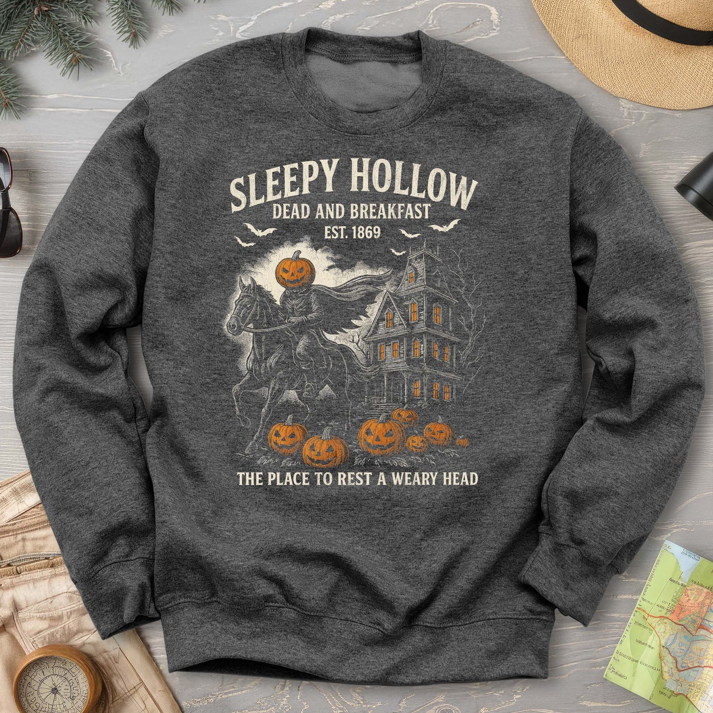Sleepy Hollow Dead and Breakfast Sweatshirt