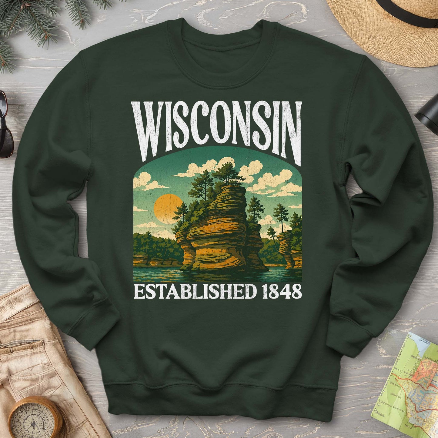 Wisconsin "Big & Bold" Sweatshirt