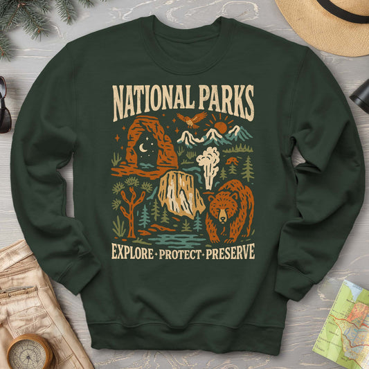 National Parks "Stencil Cut" Sweatshirt