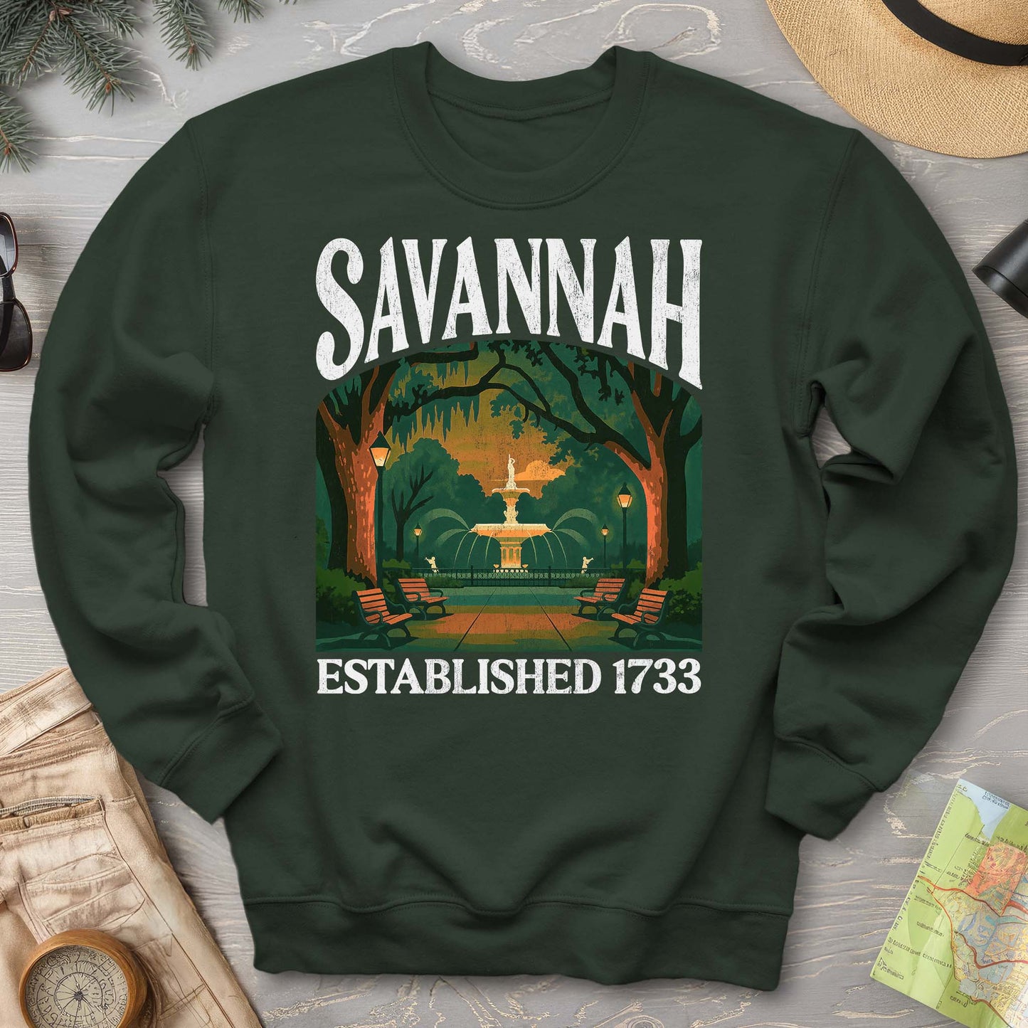 Savannah Georgia "Big and Bold" Sweatshirt