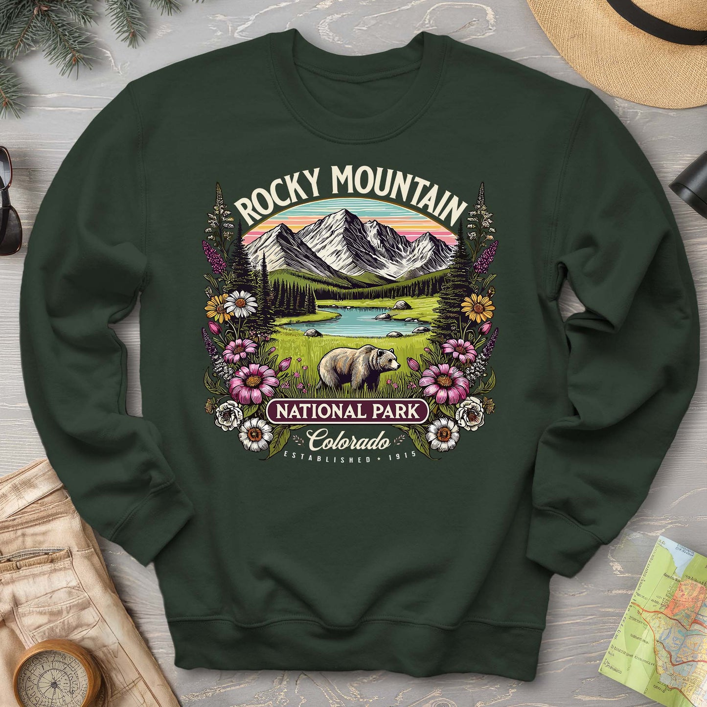 Rocky Mountain National Park "Wildflower" Sweatshirt