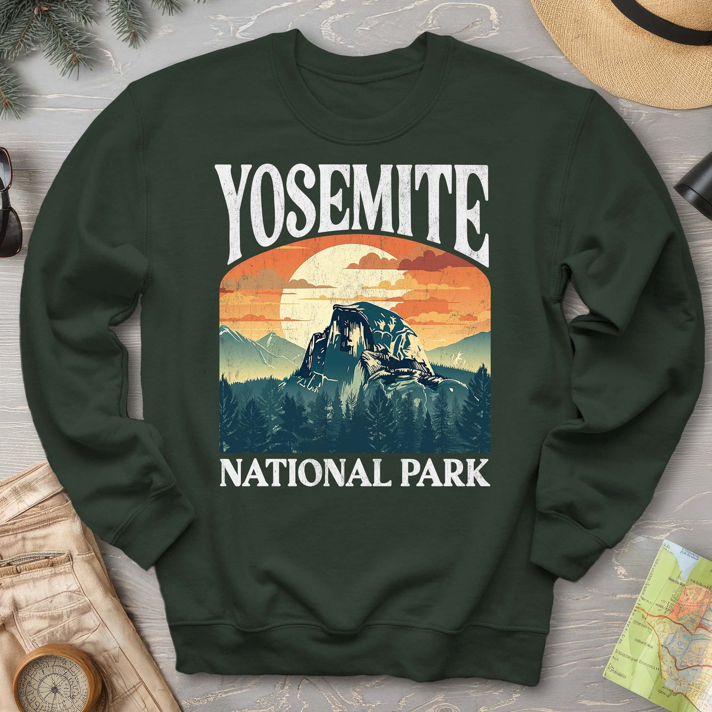 Yosemite National Park "Big and Bold" Sweatshirt