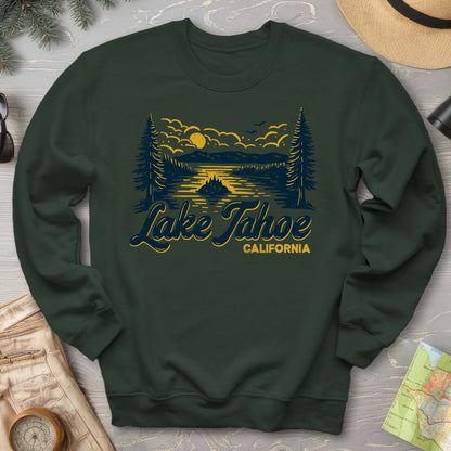 Lake Tahoe Emerald Bay Sketch Sweatshirt