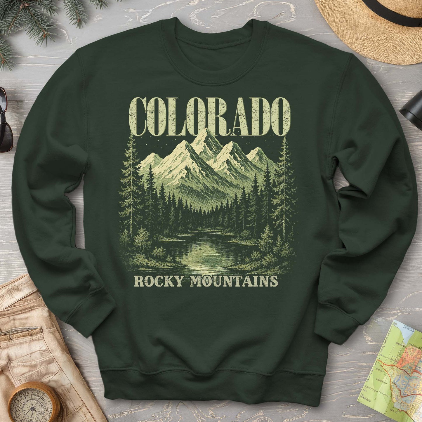 Colorado Rocky Mountains "Halftones" Sweatshirt