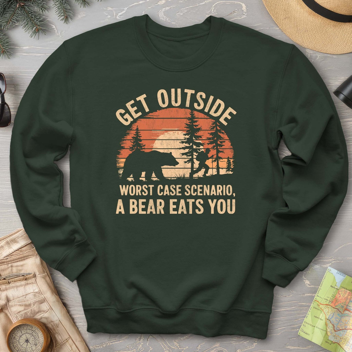Get Outside "Worst Case Scenario" Sweatshirt