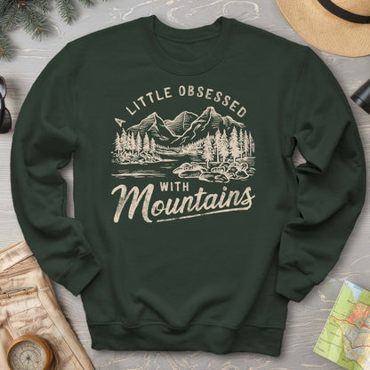 "A Little Obsessed with Mountains" Sweatshirt